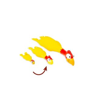 BUD-Z Latex Chicken Squeaker Yellow