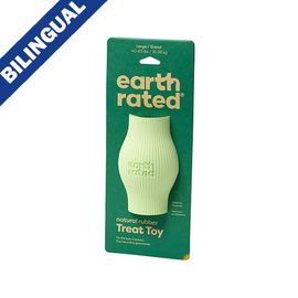 Earth rated Treat Toy Green Rubber