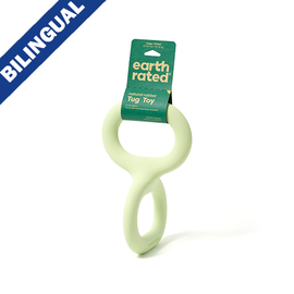 Earth rated Tug Toy Green Rubber