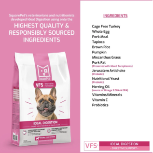 Square Pet VFS Canine Ideal Digestion 4.4lb