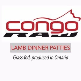 Congo Raw Food Congo Lamb Dinner 4/lb - Patties