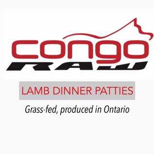 Congo Raw Food Congo Lamb Dinner 4/lb - Patties