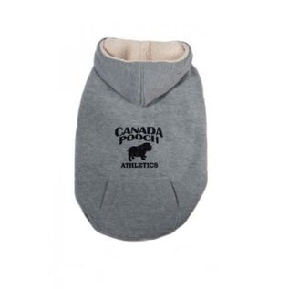 Canada Pooch Cozy Caribou Hoodie Pet Grey