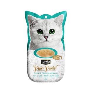 Kit Cat PurrPuree Tuna & Fiber (Hairball)