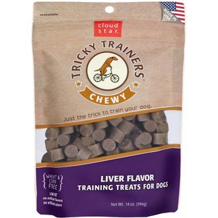 Cloudstar Tricky Trainers Chewy Liver Dog Treats 14oz