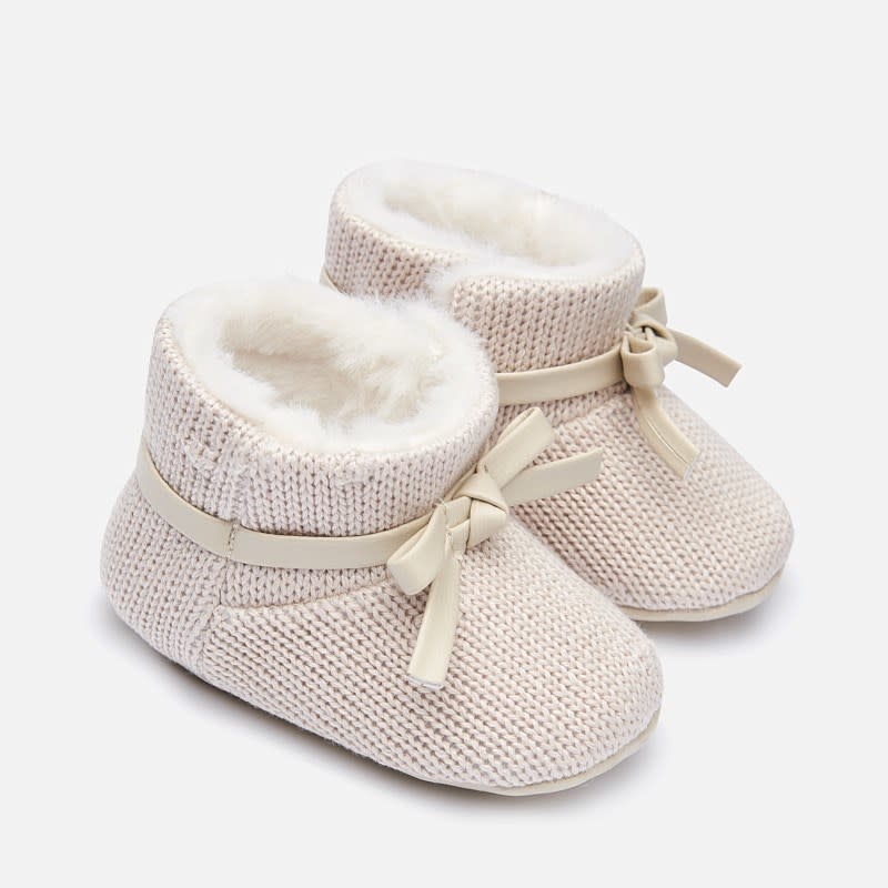 Mayoral Mayoral | Knit Infant Boots in Beige