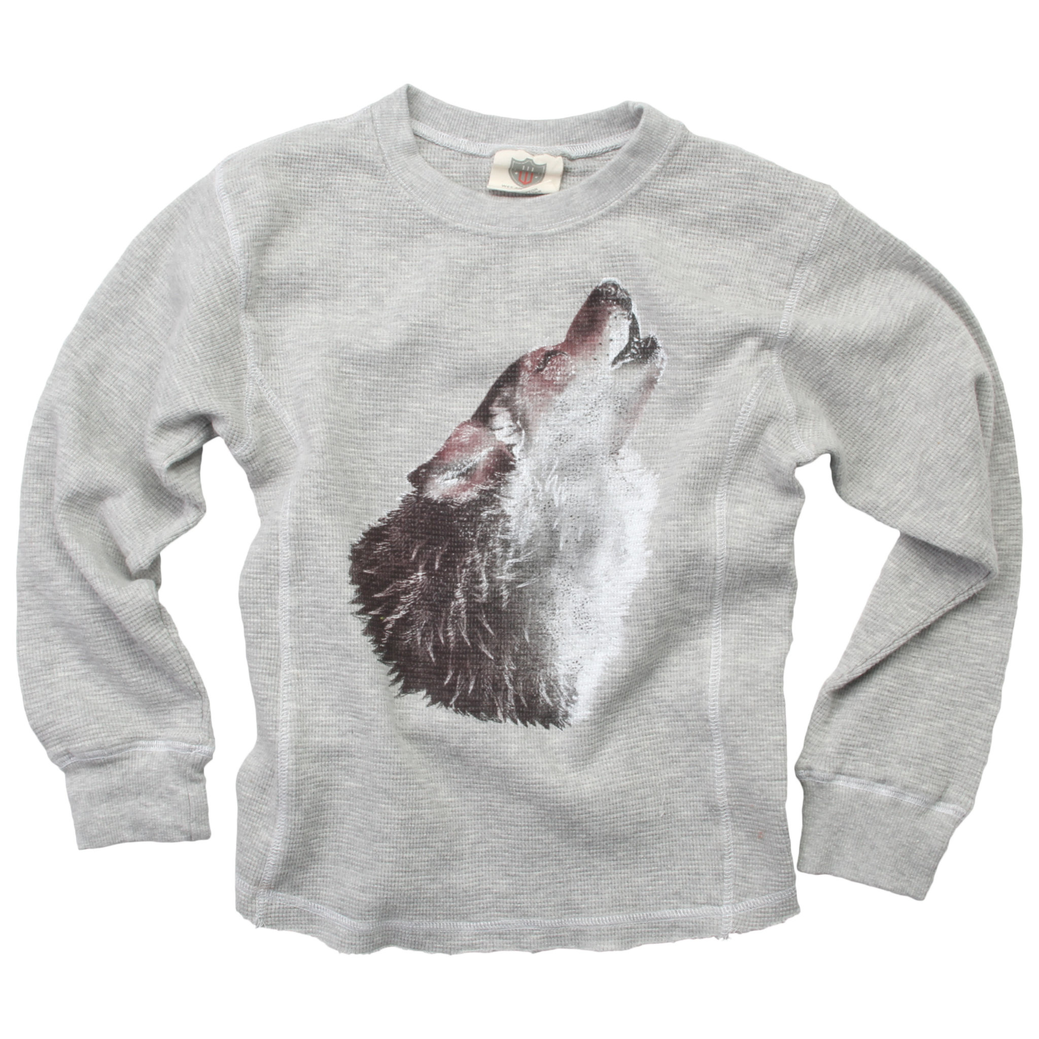 Wes & Willy Wes & Willy | Wolf Waffle Tee Wes & Willy Wes & Willy | Wolf Waffle Tee