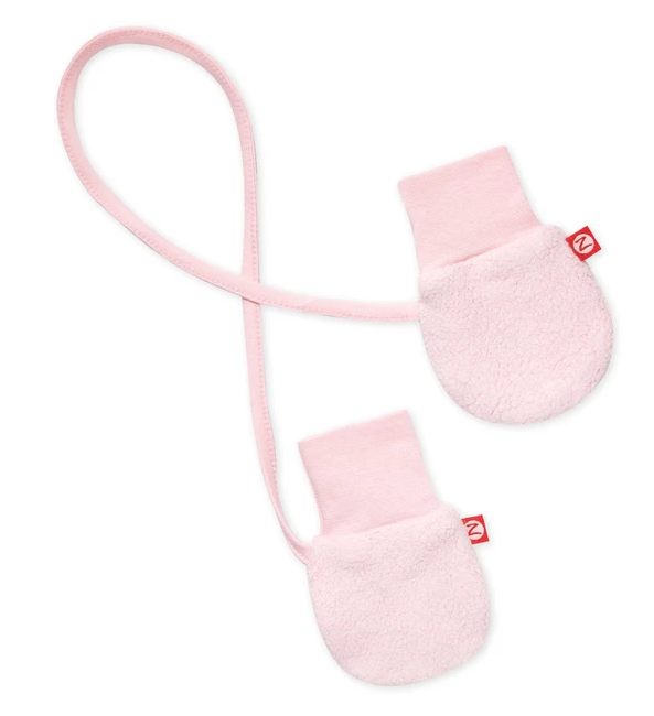 Zutano | Cozie Fleece Mittens with String