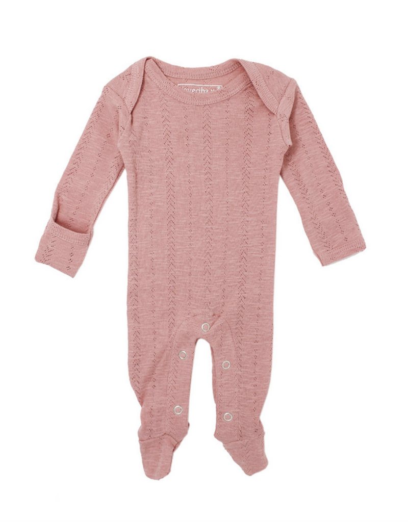 L'oved Baby L'oved Baby | Pointelle Lap-Shoulder Footie