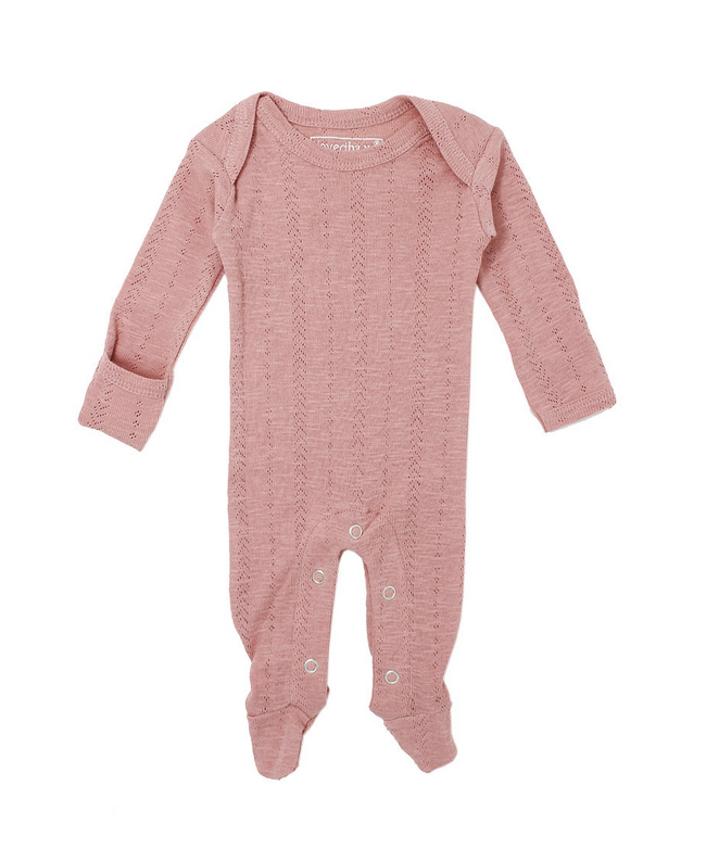 L'oved Baby L'oved Baby | Pointelle Lap-Shoulder Footie L'oved Baby L'oved Baby | Pointelle Lap-Shoulder Footie