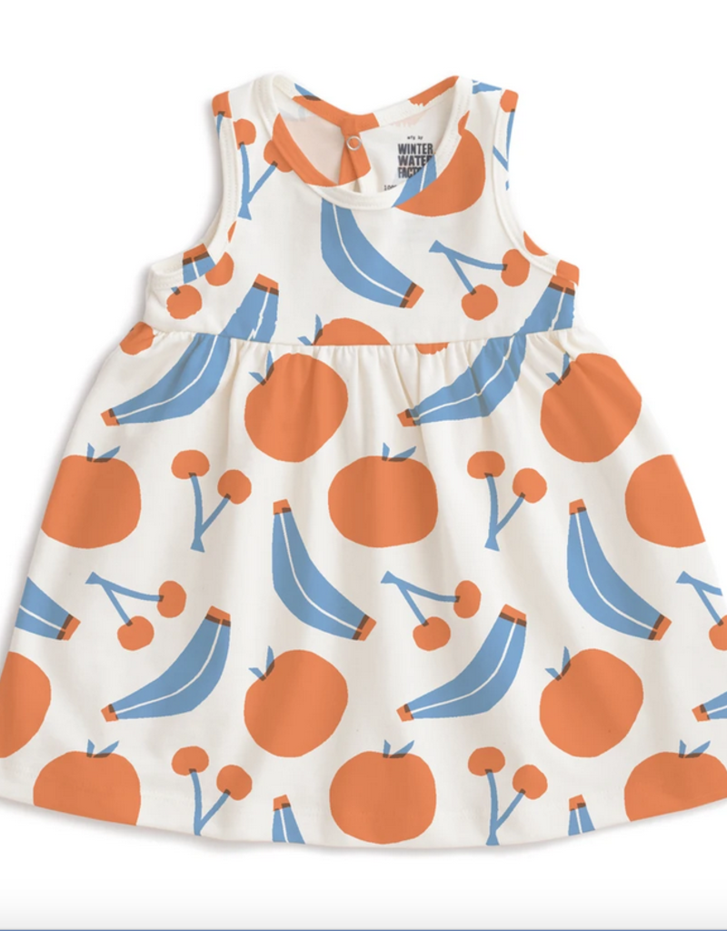Winter Water Factory Winter Water Factory | Olso Baby Dress in Yummy Fruit