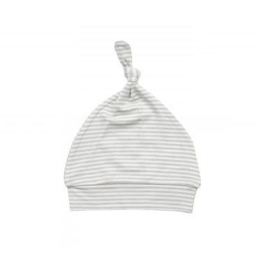 Angel Dear Angel Dear | Grey Stripe Knot Hat Angel Dear Angel Dear | Grey Stripe Knot Hat