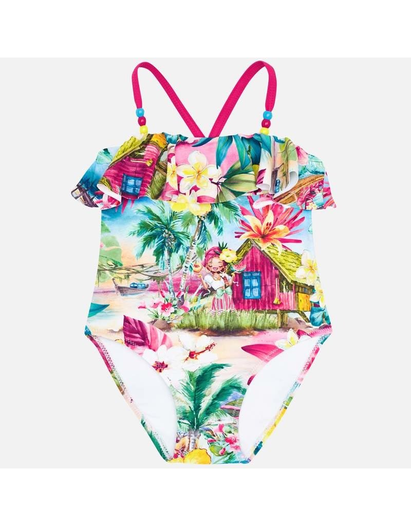 tropical beach swimwear