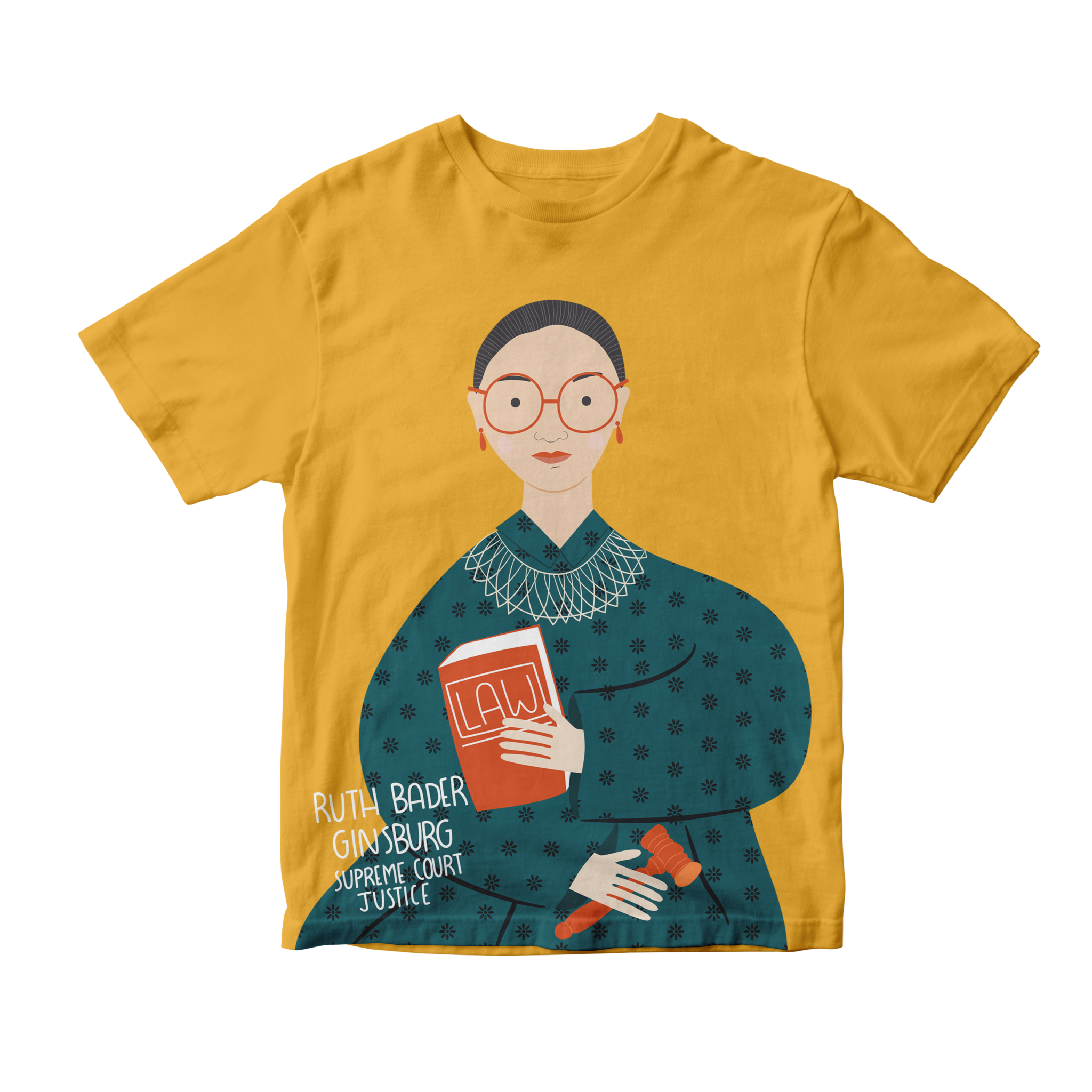Piccolina Piccolina | Ruth Bader Ginsburg Short Sleeve Tee Piccolina Piccolina | Ruth Bader Ginsburg Short Sleeve Tee