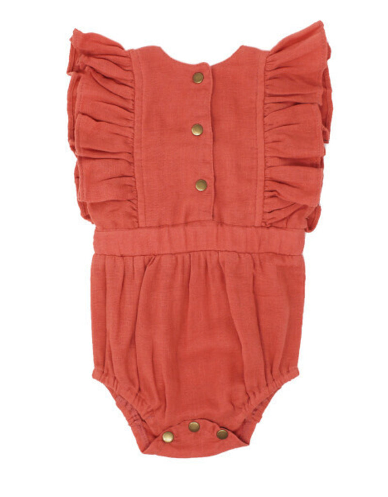 L'oved Baby L'oved Baby | Muslin Ruffled Bodysuit