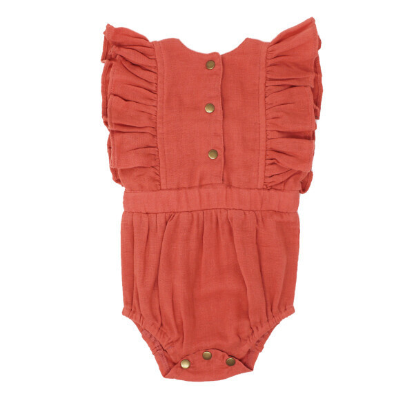 L'oved Baby L'oved Baby | Muslin Ruffled Bodysuit
