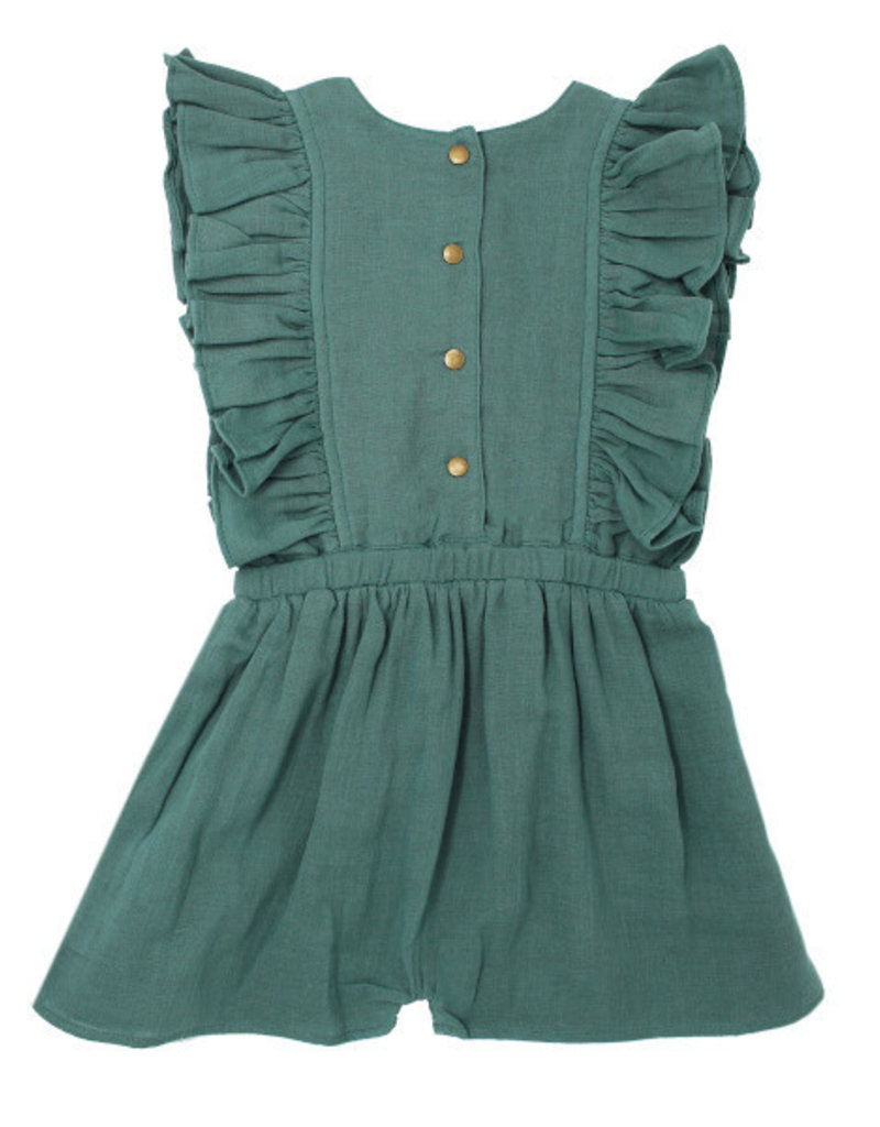 L'oved Baby L'oved Baby | Muslin Toddler Romper in Oasis