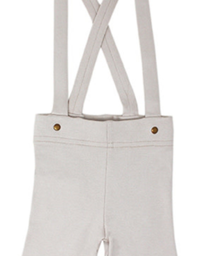L'oved Baby L'oved Baby | Suspender Shorts in Light Gray