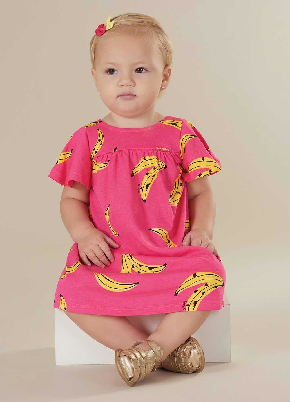 Up Baby| Banana Print Dress Up Baby| Banana Print Dress