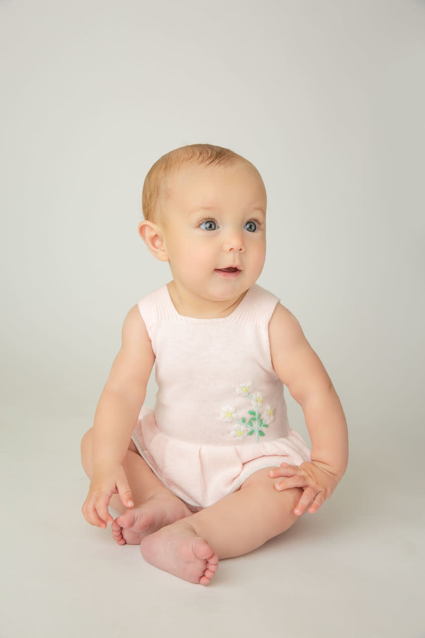 Angel Dear Angel Dear | Pretty Floral Skirted Romper