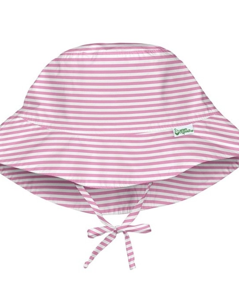 I Play Green Sprouts | Pink Pin Stripe Bucket Hat
