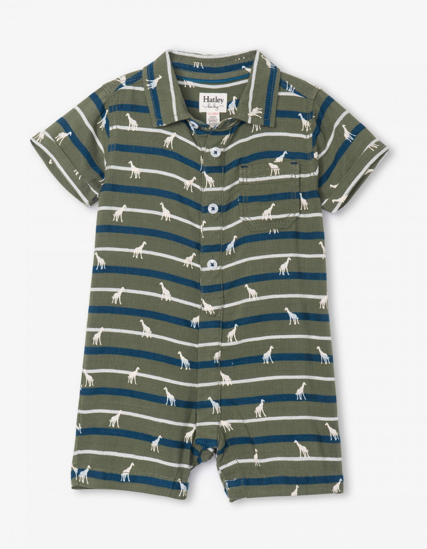Hatley Hatley | Safari Jungle Woven Romper