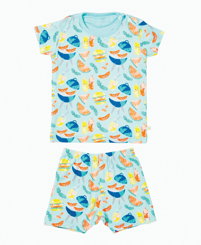 Clover Kids Clover Kids | BBQ Two Piece Pajama