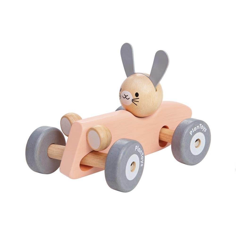 PLAN Toys Bunny Racing Car