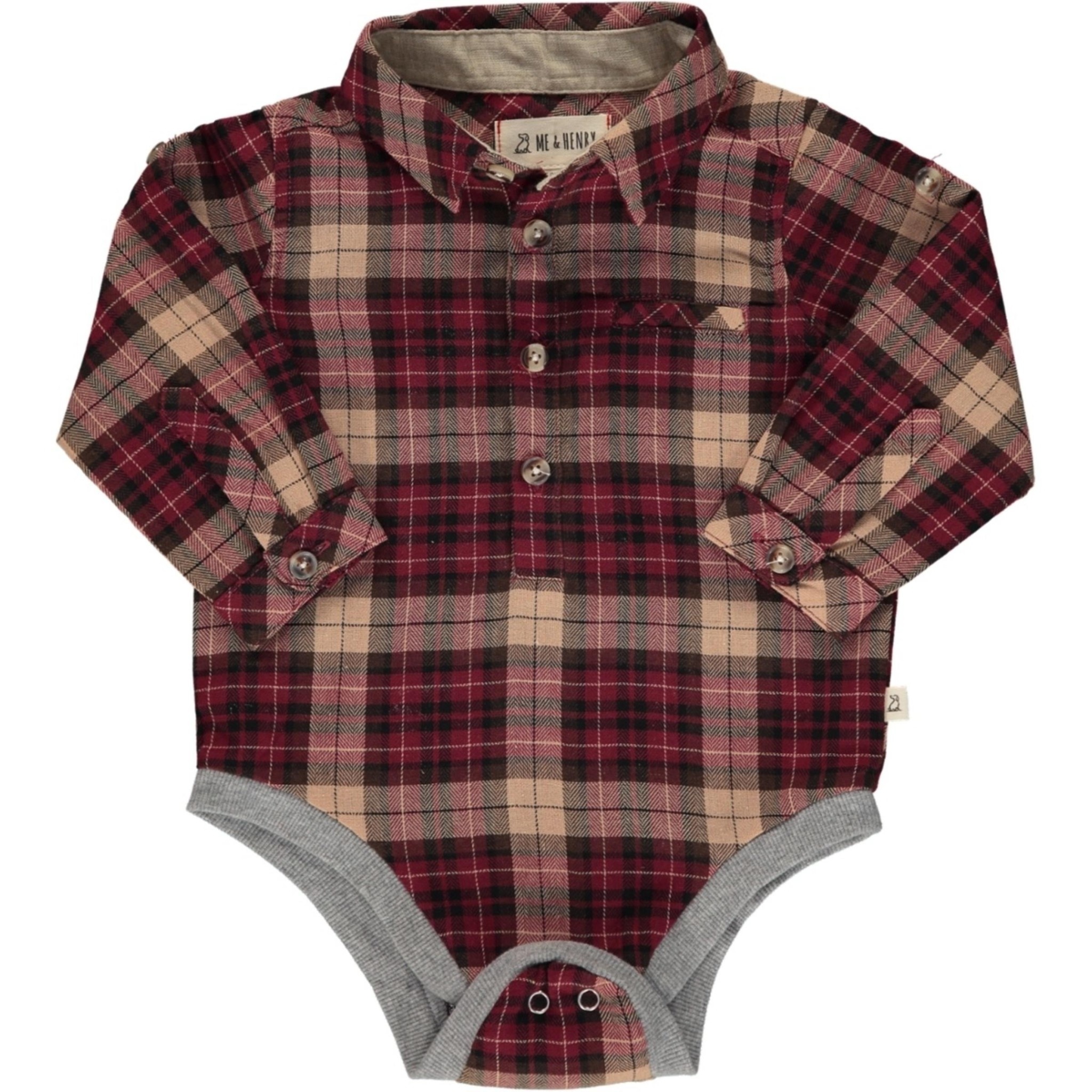 Me & Henry Me & Henry | Plaid Onesie Me & Henry Me & Henry | Plaid Onesie