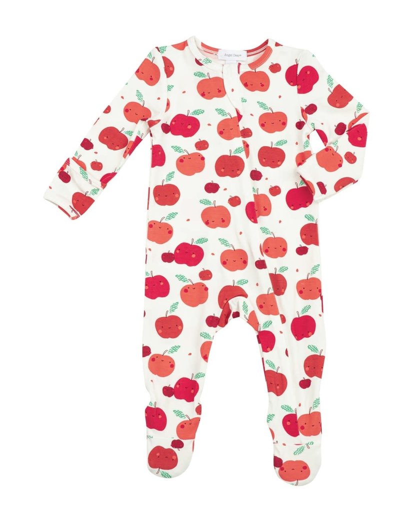 Angel Dear Angel Dear | Apple Orchard Zipper Footie