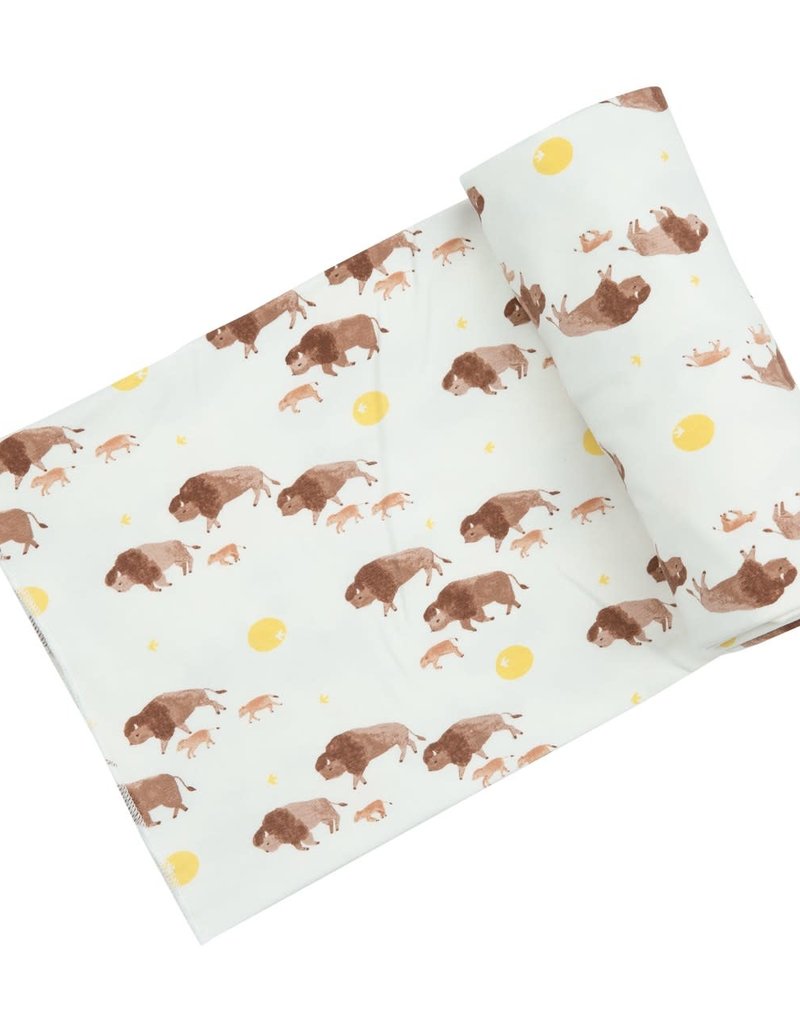 Angel Dear Angel Dear | Bison Swaddle Blanket