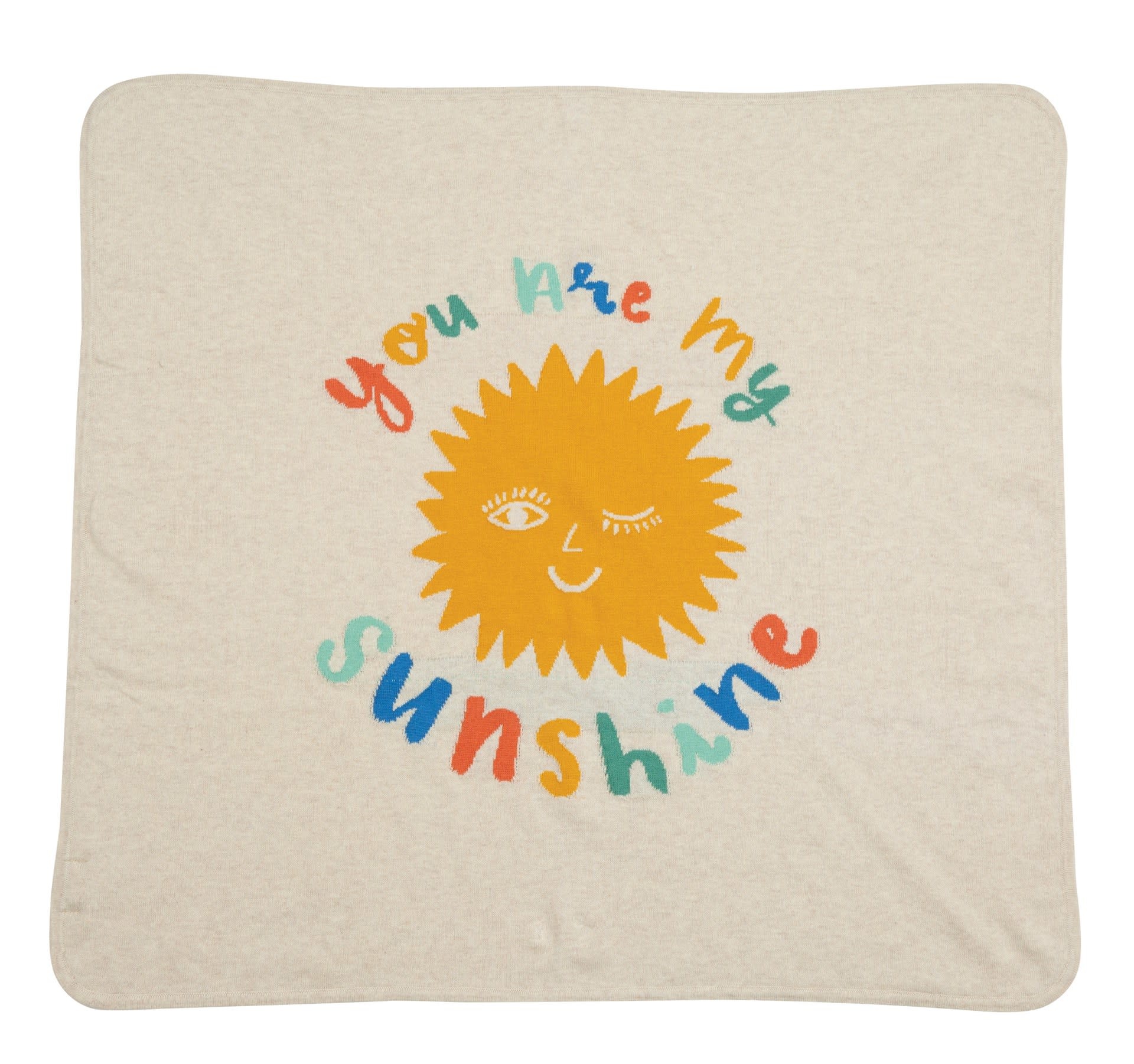 Angel Dear Angel Dear | Vintage Knit Blanket Sunshine Angel Dear Angel Dear | Vintage Knit Blanket Sunshine