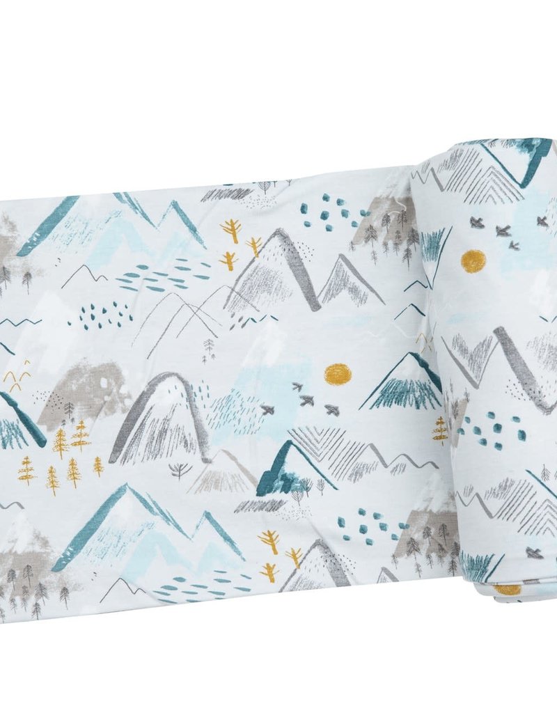 mountain swaddle blanket