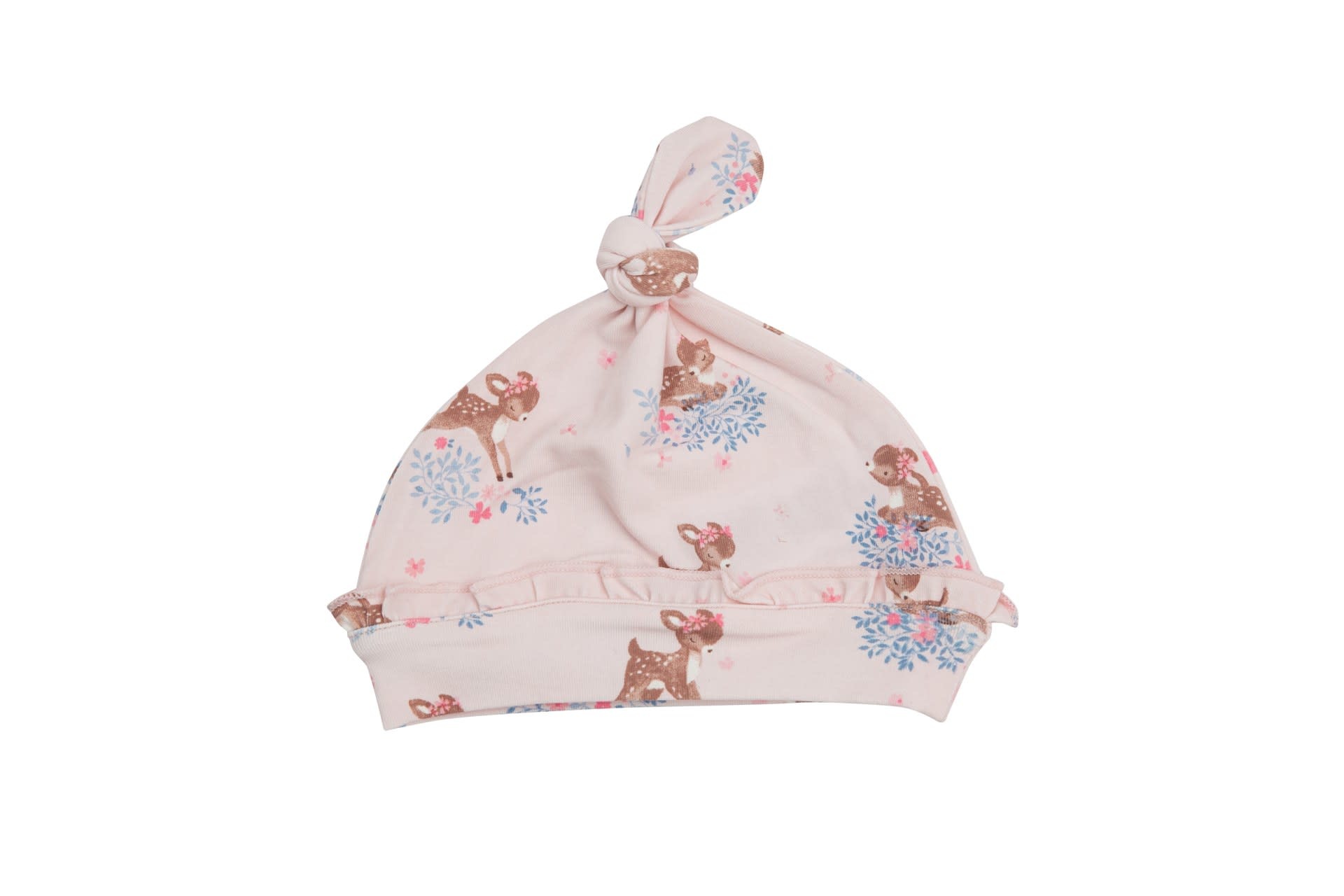 Angel Dear Angel Dear | Woodland Deer Ruffle Knotted Hat
