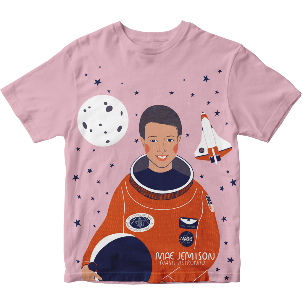 Piccolina Piccolina | Mae Jemison Short Sleeve Tee Piccolina Piccolina | Mae Jemison Short Sleeve Tee