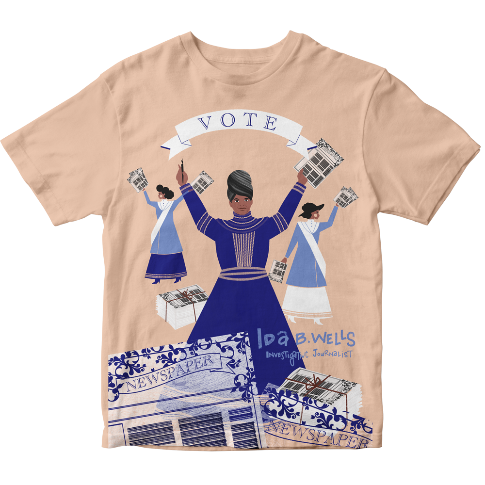 Piccolina Piccolina | Ida B. Wells Short Sleeve Tee Piccolina Piccolina | Ida B. Wells Short Sleeve Tee