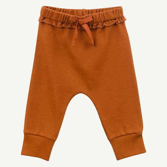 Oliver & Rain Oliver & Rain | Organic Cotton Almond Brown Thermal Pant