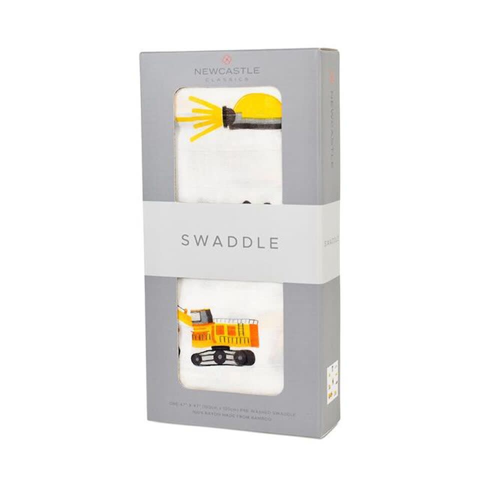 Newcastle Classics Newcastle Classics | Dump Trucks and Diggers Swaddle