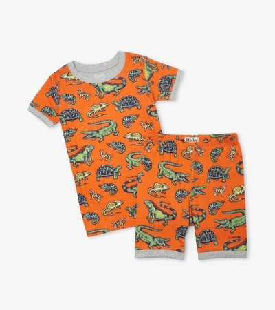 Hatley Hatley | Aquatic Reptiles Short Pajamas