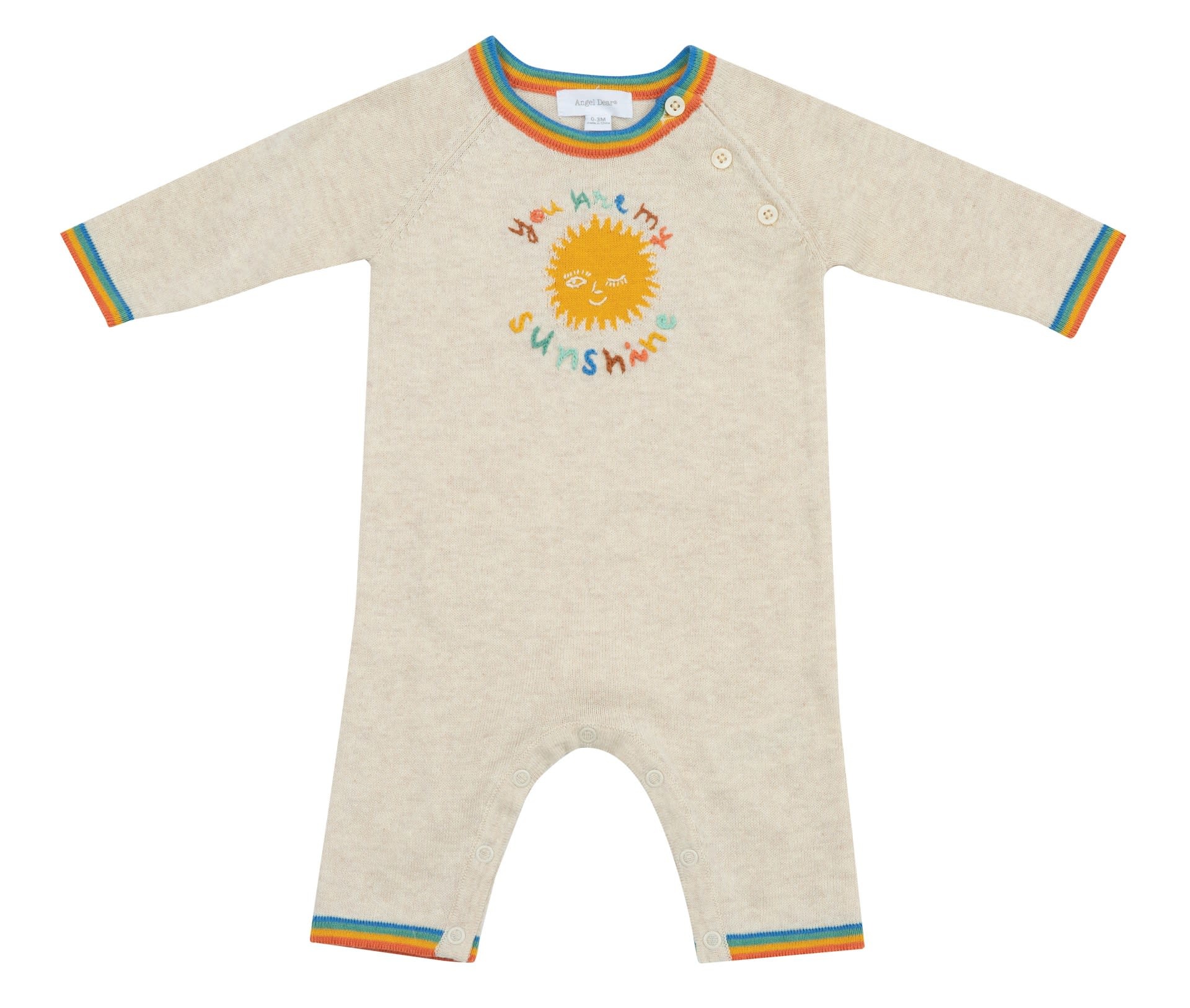 Angel Dear Angel Dear | You Are My Sunshine Vintage Knit Coverall
