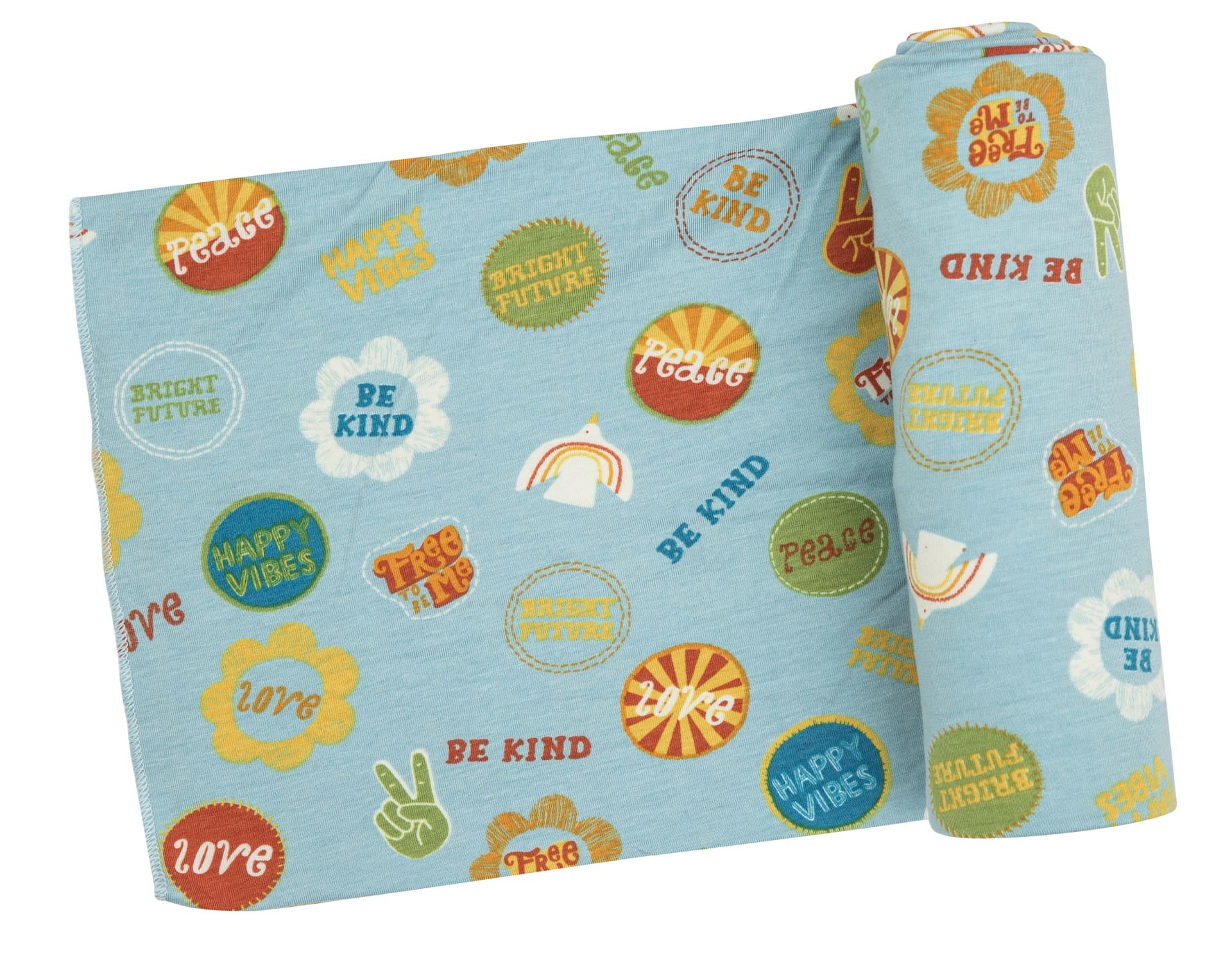 Angel Dear Angel Dear | Good Vibes Swaddle Blanket