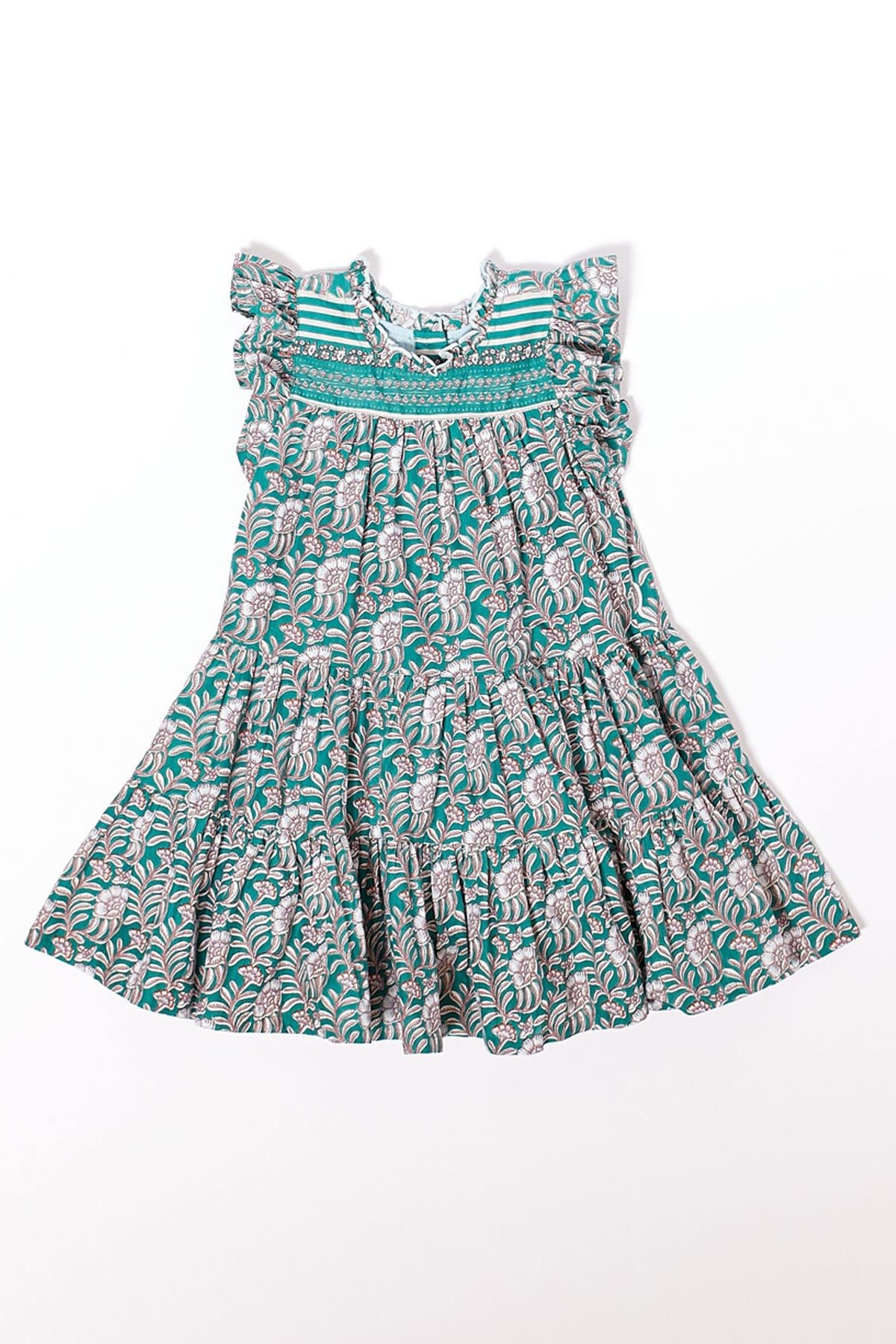 PINK CHICKEN Pink Chicken | Kalani Dress Evergreen