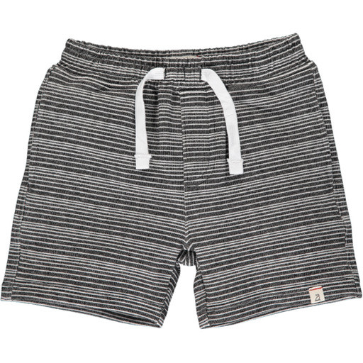 Me & Henry Me & Henry | Black and White Striped Sweat Short