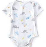Angel Dear Angel Dear | Baby Shark Bodysuit White Angel Dear Angel Dear | Baby Shark Bodysuit White