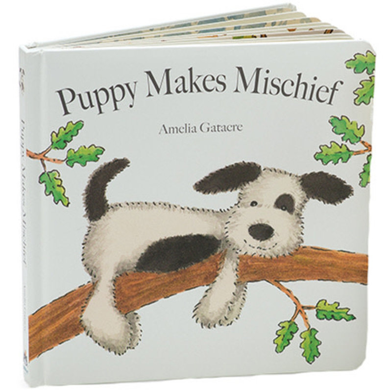 JellyCat Puppy Makes Mischief | Book
