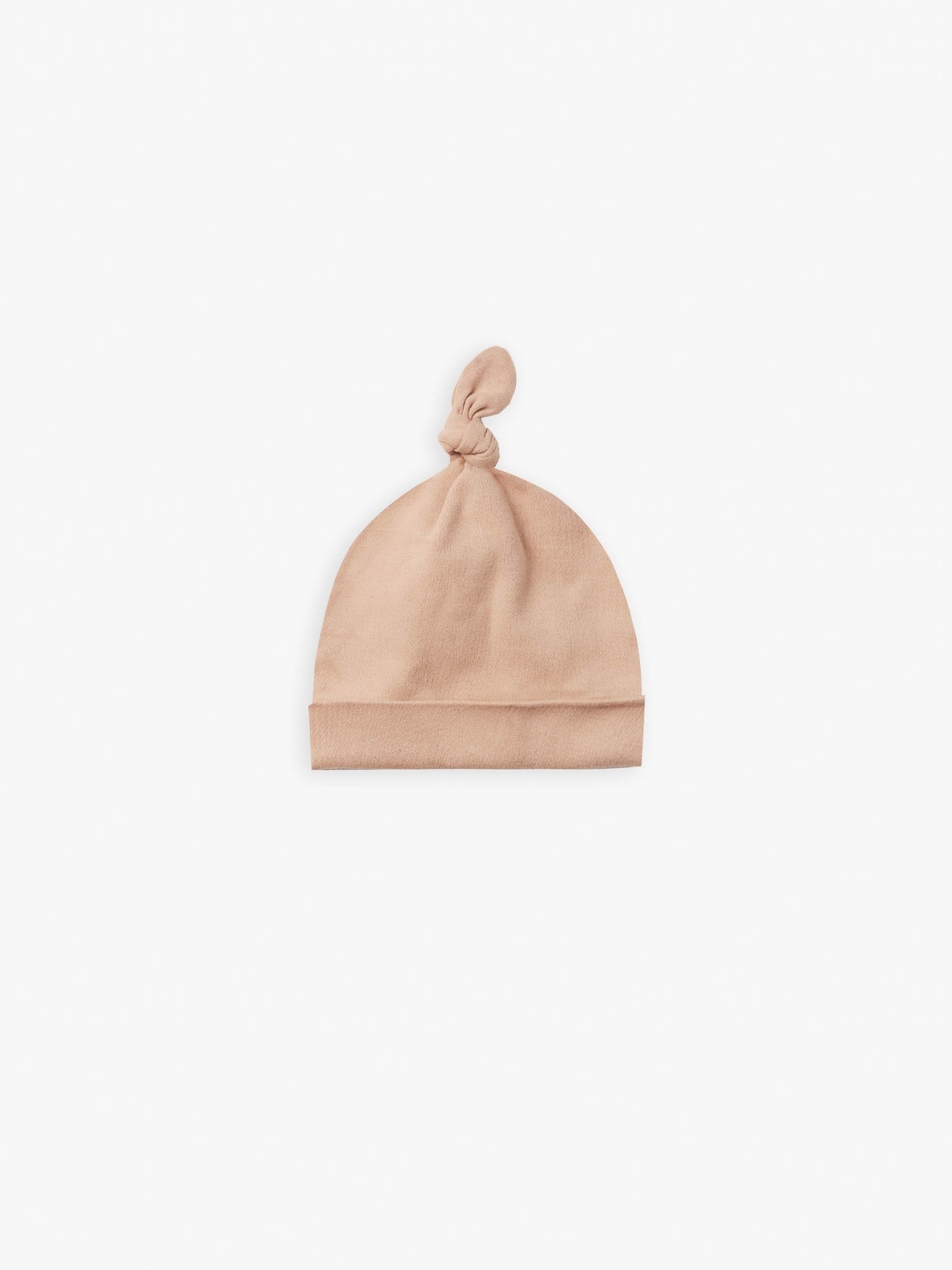 Quincy Mae Quincy Mae | Knotted Hat Petal | 0-6 Mos Quincy Mae Quincy Mae | Knotted Hat Petal | 0-6 Mos