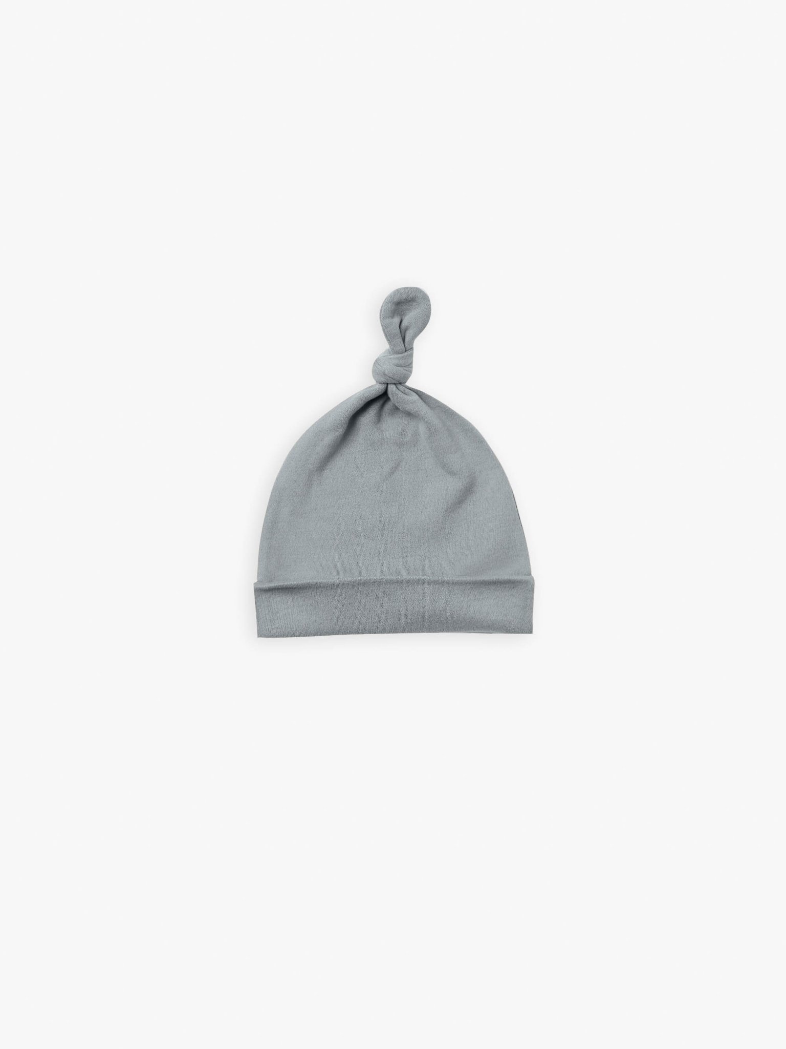 Quincy Mae Quincy Mae | Knotted Hat Ocean | 0-6 Mos Quincy Mae Quincy Mae | Knotted Hat Ocean | 0-6 Mos