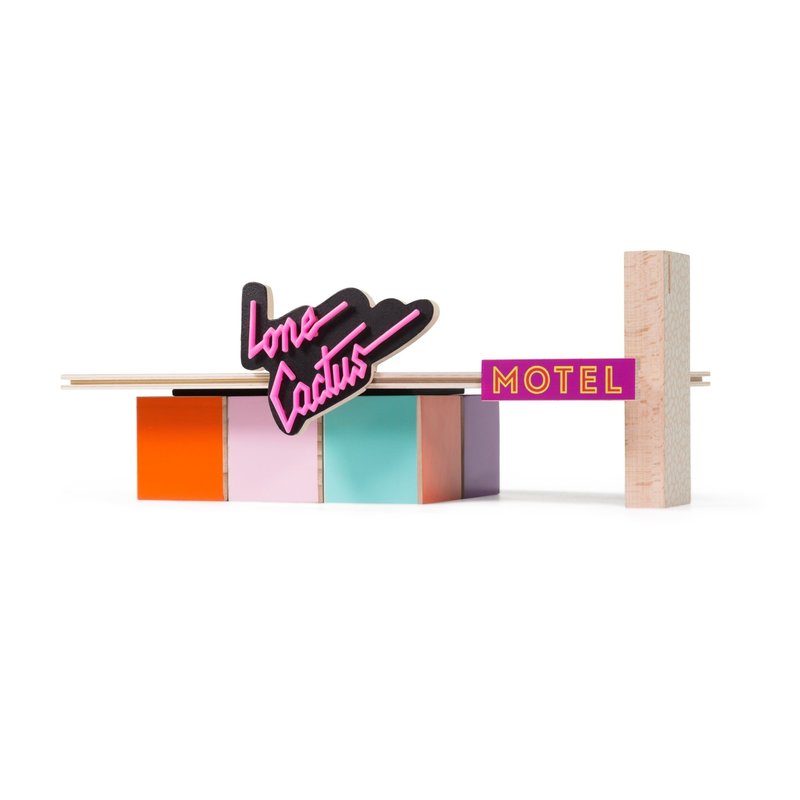 Candylab Toys | Lone Cactus Motel Block Set