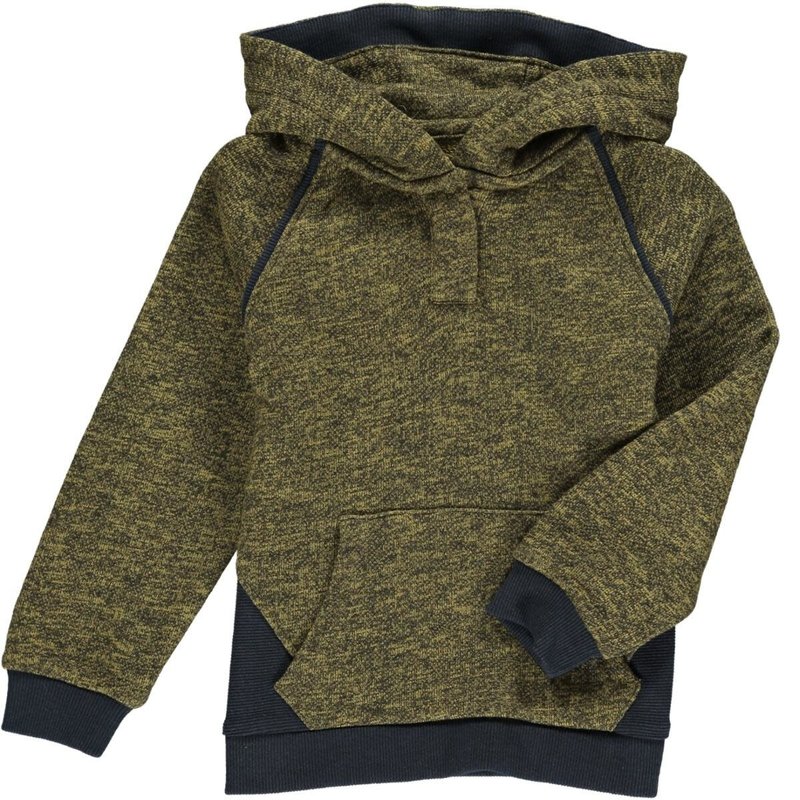 Me & Henry Me & Henry | James Hooded Sweater Gold/Black Heather