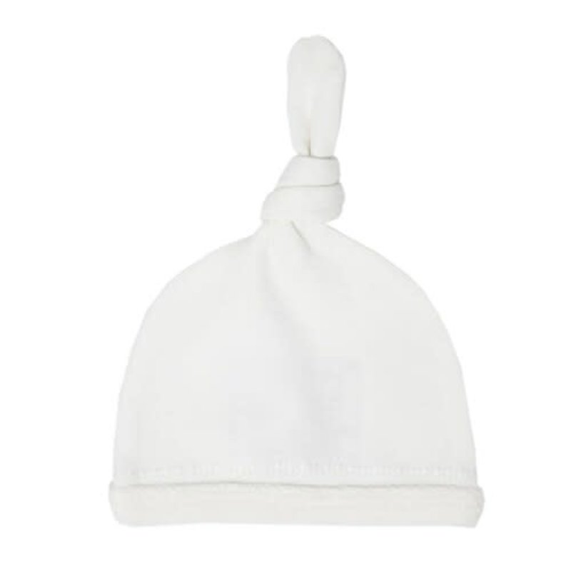 L'oved Baby L'oved Baby | Velveteen Top Knot Hat White